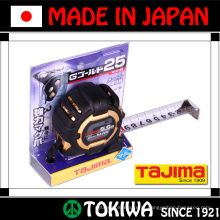 Medida de fita precisa e de alta qualidade. Fabricado pela Tajima Tool Corporation. Feito no Japão (fita métrica com luz led)